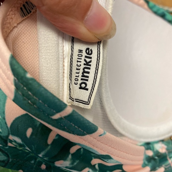 Collection Pimkie Tropical Palm Leaf Print Cupped Bikini Top - Picture 4 of 4